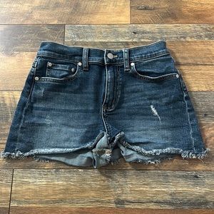 Victoria Secret PINK High Waisted Cut Off Denim Shorts